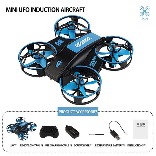 Children's Toys Mini Remote Control Quadcopter Hand-controlled Induction Remot Carousel 1