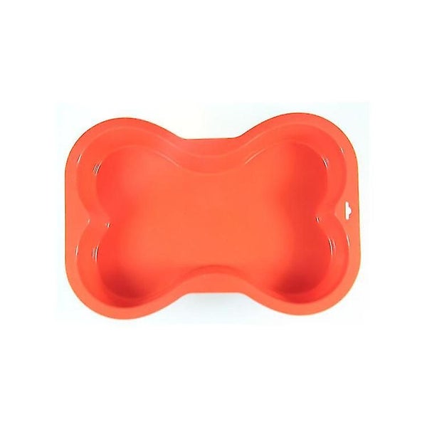 1 Piece Dog Birthday Cake Mold Silicone Bone Shape Cake Pan (orange)$bone Cookie Carousel 1