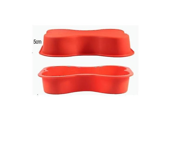 1 Piece Dog Birthday Cake Mold Silicone Bone Shape Cake Pan (orange)$bone Cookie Carousel 4