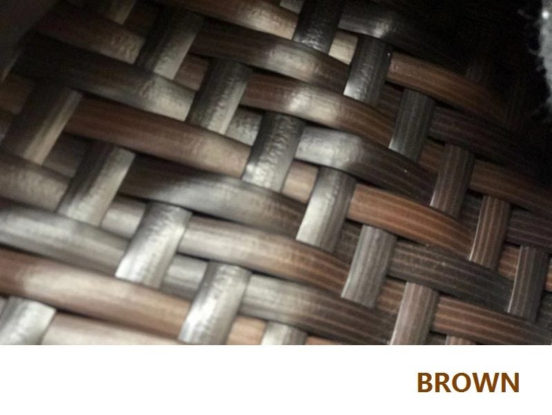 Brown PE/PVC Rattan Round 2 Chairs & 1 Side Table Set63616666498562111