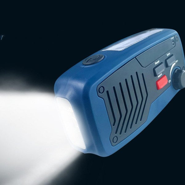 Manual Power Generation Radio Solar Power Flashlight Multi-function Camping Radi Carousel 2