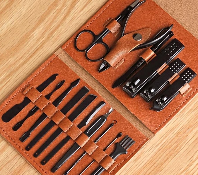 16PCs Nail Clippers Set 16PCS Clippers Tweezers Cuticle kit Personal Beauty Care Carousel 2