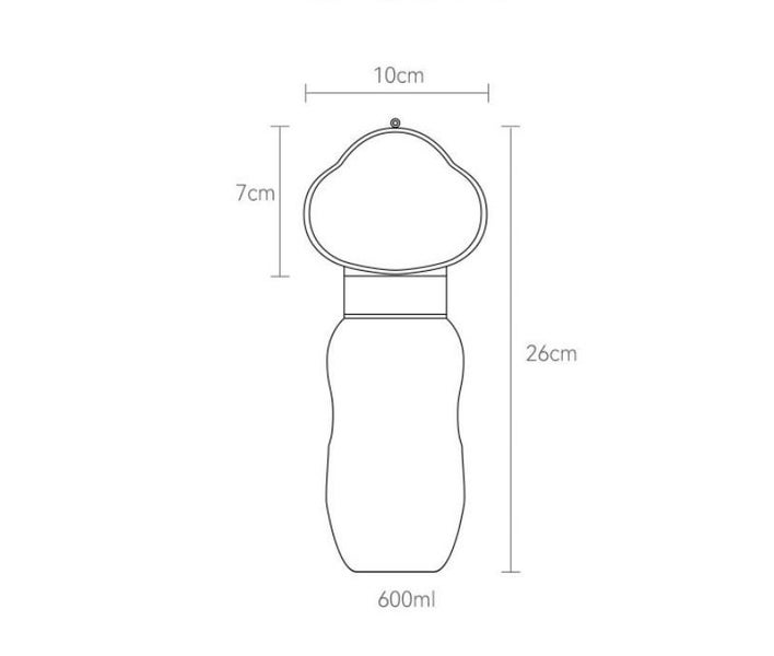 Pet Drinking Water Bottle Large Capacity Dog ??Portable Water Cup Pet Kettle Cat Carousel 2
