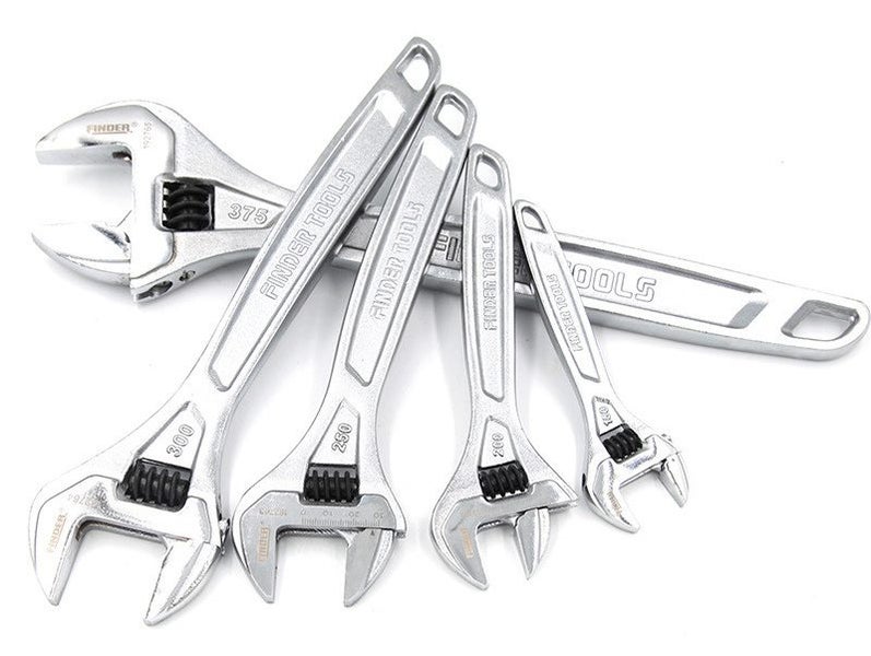 10 Inch Adjustable Wrench Carbon Steel Spanner Carousel 1