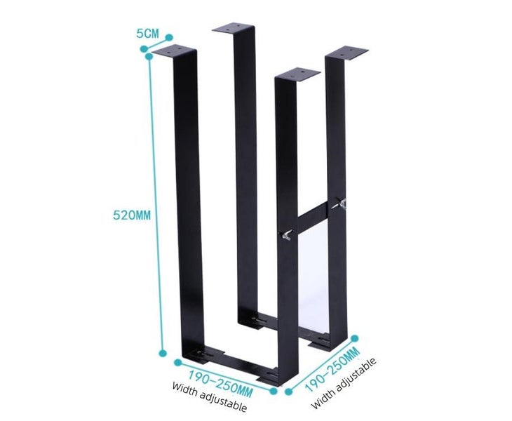 Universal PC Case Holder Under Desk Computer Rack Computer Hanger Host Box Stand Carousel 2