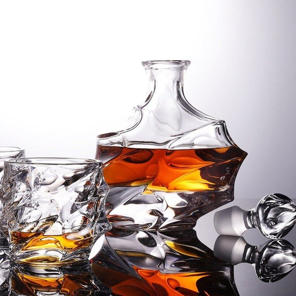 7PCS Wine Bottle and Glass Set Wine Decanter Set for Brandy Whiskey (1 Wine Bott64396788897665111