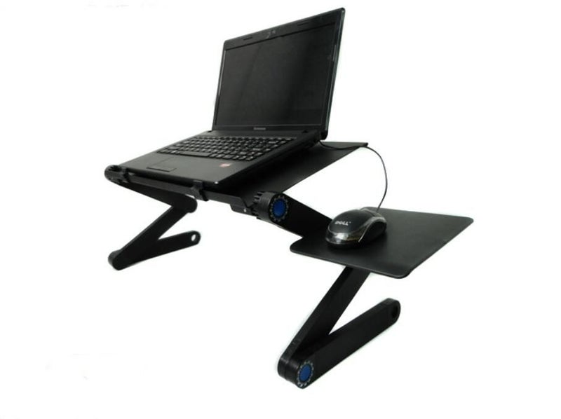 Adjustable Laptop Desk With Cooling Fan Laptop Cooling Table Carousel 1