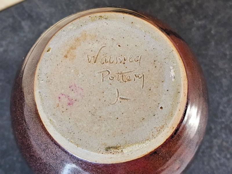 Quintessential 1960's Jack Laird Pottery 3 Stem Vase. Signed. A Collectors Piece Carousel 6
