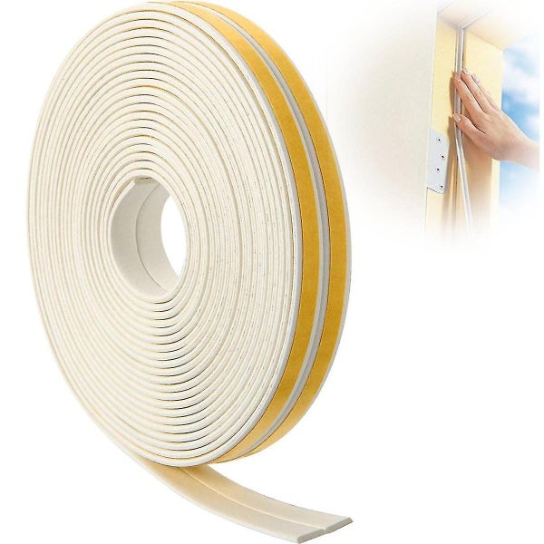 12m Seal Strip Foam Tape Seal Strip Door Window Draft Exclusion Epdm Tape Self A Carousel 1