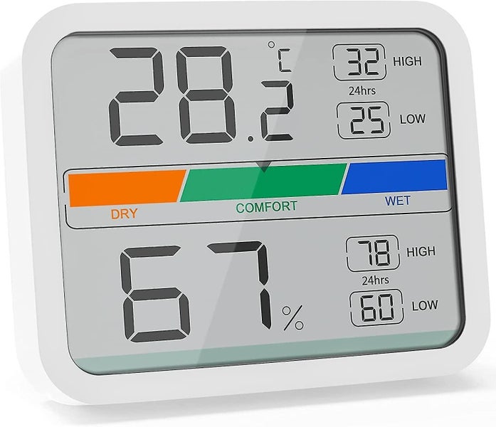 Mini Indoor Thermometer Digital Hygrometer Temperature And Humidity Monitor With Carousel 1