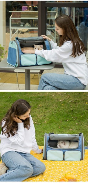 Pet Carrier Bag Cat Carrier Bag breathable portable bag dog bag Carousel 9