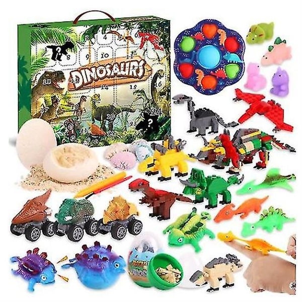 Dinosaur Toy Blind Box Children's Toy Pull Back Vehicle Animal Unzip Fossil B Carousel 1