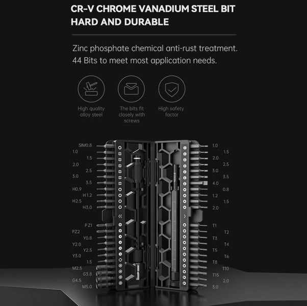Mini Precision Screwdriver Set 44 in 1 Precision Magnetic Screwdriver Set Carousel 8