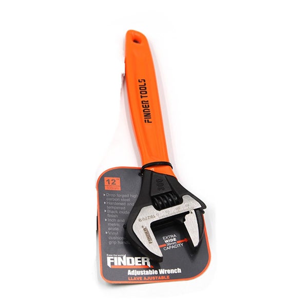12 Inches Adjustable Wrench Bathroom Monkey Wrench Adjustable Wrench with Orange Carousel 4
