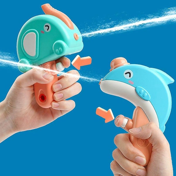 Water Gun Cartoon Animal Figures Squirt Guns Water Pool Toys Suit Handheld Ani Carousel 5