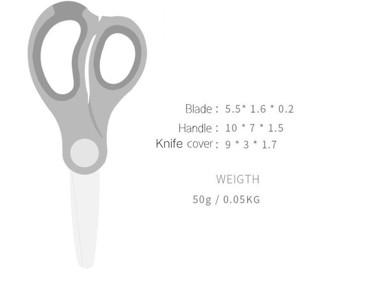 Baby Food Scissors Portable Baby Ceramic Scissors Kitchen Food Scissors Carousel 5