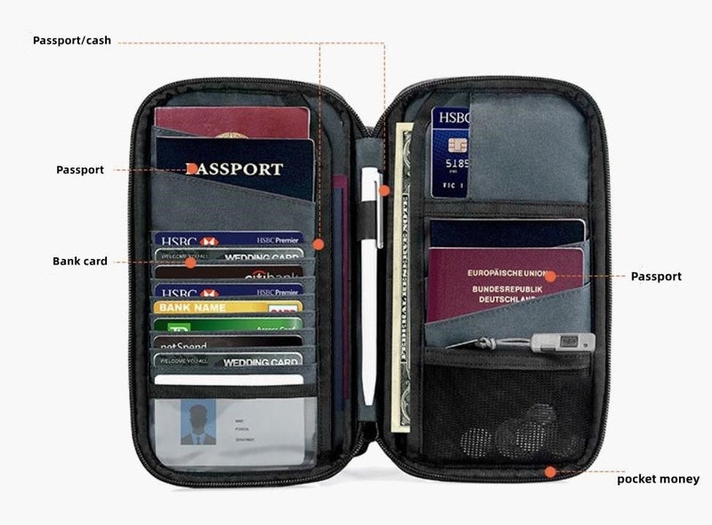 Card Holder Business Hand Bag Passport Holder Credit Card Holder Wallet Business Carousel 2