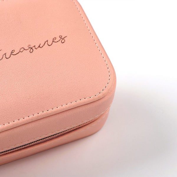Jewelry Box Travel Comestic Jewelry Casket Organizer Makeup Lipstick Storage Box Carousel 7