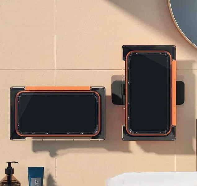 Shower Phone Holder, Water Resistant Shower Phone Box Carousel 1