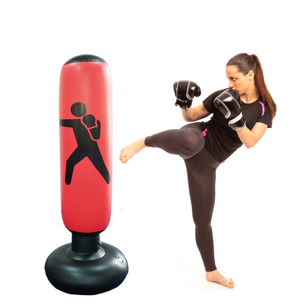 160cm Fitness Inflatable Sandbag Column Tumbler inflatable boxing column Carousel 2