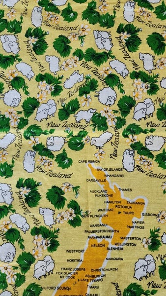 ~" Des Sheep & Daisy By Derek Linen - Cotton Vintage Tea Towel "~ Carousel 2