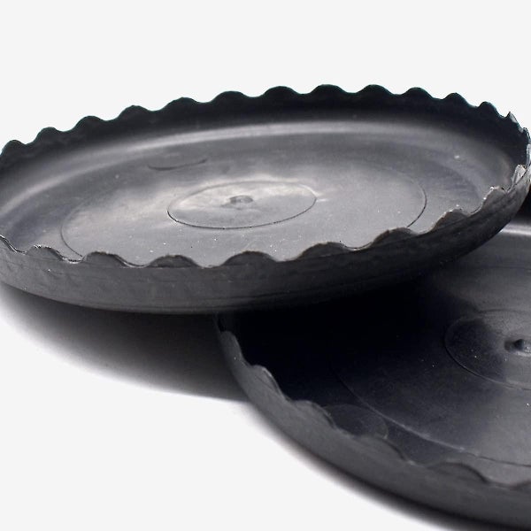 Plant Pot Coaster, Dbaily 12pcs 13.5cm Round Saucer + 12pcs 18.5cm Plastic Flowe Carousel 5
