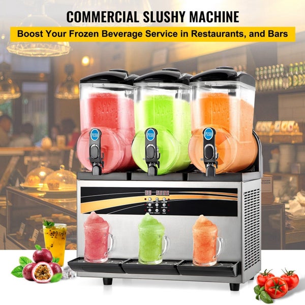 Slushie Machine Margarita Slush Maker 45L Frozen Drink Machine Carousel 2