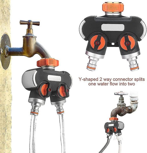 Nipple Double Way Water Flow Device Faucet Joint European Tooth Double Way Water Carousel 2