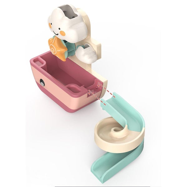 Wall-mounted Fishing Water Play Track Bath Toys Creative Swimming Pool Bathing T Carousel 5