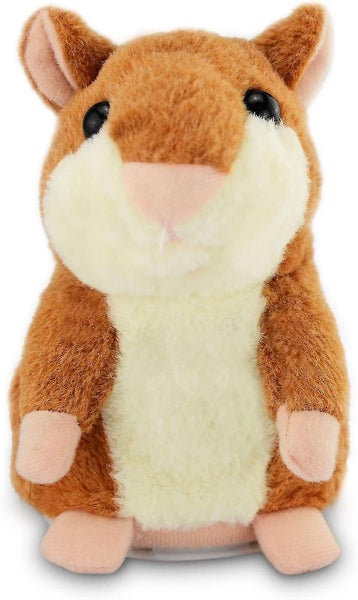 Electric Plush Toy Talking Hamster Repeat Function Talking Hamster Stuffed Ham Carousel 1