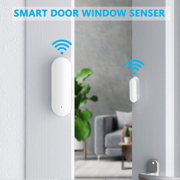 Wifi Door And Window Sensors tuya Smart Alarm With Free Notification App Contro Carousel 2