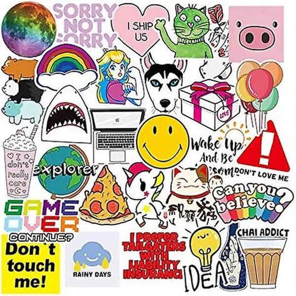 Cool Sticker Stickers For Water Bottles Big 100pcs pack Cute waterproof aestheti Carousel 2
