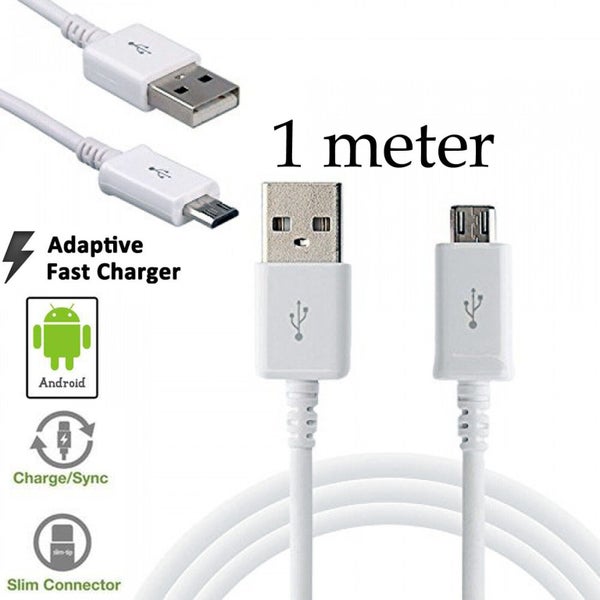 10 Pack 1m Data Transfer Charger Charging Micro USB Cable Cord for Android Ph... Carousel 2