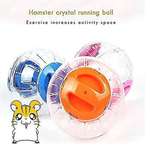 2021 12cm Plastic Gym Ball For Hamsters And Mice - Transparent Fun Toy Exercise Carousel 2