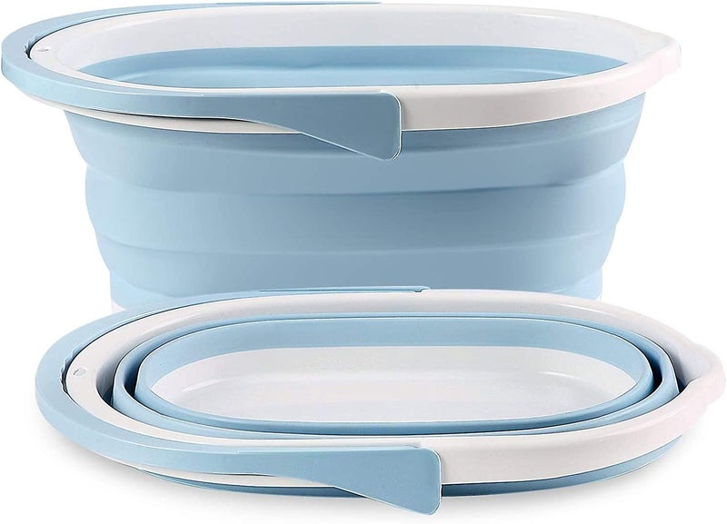 Portable Foldable Laundry Basket Silicone And Plastic Storage Basket Camping Bas Carousel 1