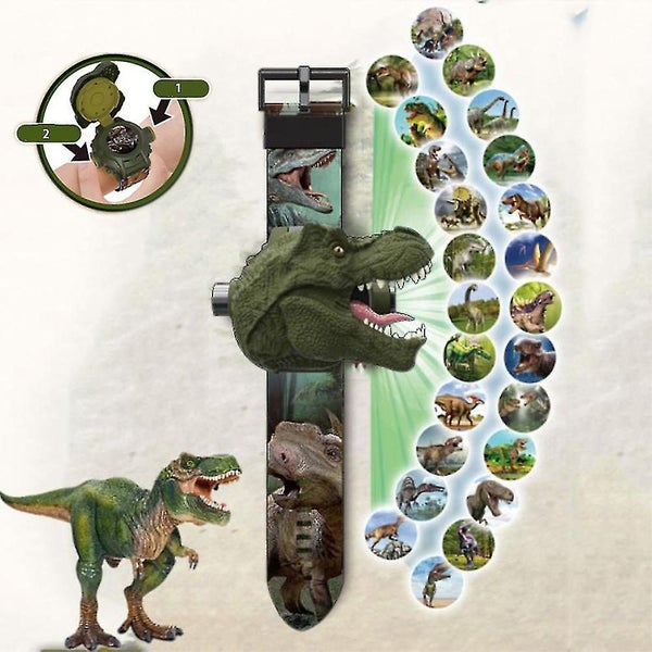 Kids Dinosaur Projector Watch With 24 Patterns Learning Toy Flashlight Toys Gi Carousel 2