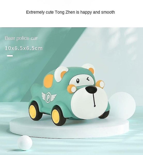 Toy Car Set Tax i Simulated Sound Police Wagon For Toddler With Light Mini Toy Carousel 5