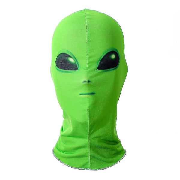 Green Et Alien Masks Halloween Mask Halloween Cosplay Movie Actors Ufo Alien F Carousel 1