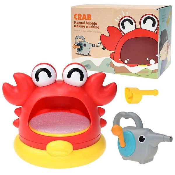 Children's Bath Toys Crab Shark Automatic Bubble Blowing Machine Baby Shower Carousel 1