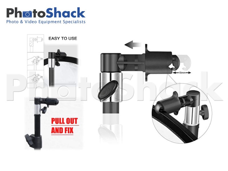 Black/White Collapsible Background Stand Set Carousel 2