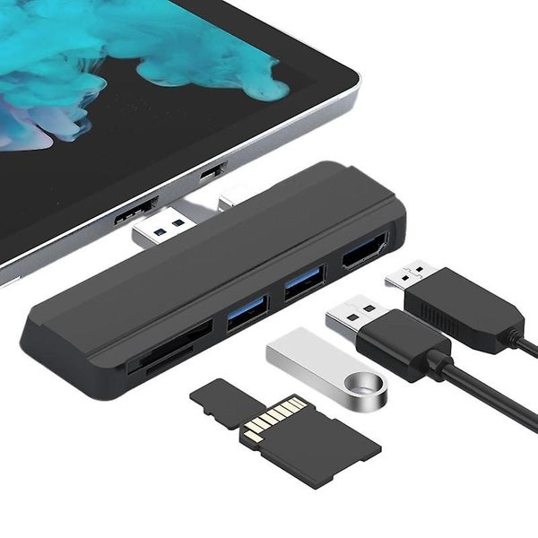 Usb Hub 3.0 Docking Station Splitter For Surface Pro 4 5 6 Hot Swappin Multi-c Carousel 5