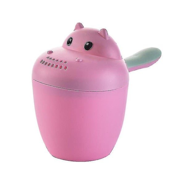 Kids Baby Shampoo Cup Cartoon Hippo Shape Baby Bath Shower Caps Cup Spoons Bat Carousel 2