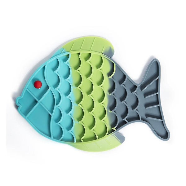 Cat Slow Feeder Mat, Cat Distraction Licking Mat For Cats - Cat Interactive Mat Carousel 1