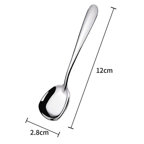 Stainless Steel Square Spoons, Rice Spoons, Soup Spoons, Mirror Polish, Silverwa Carousel 1