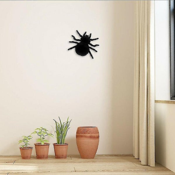 Rc Remote Control Wall Climbing Horrible Big Black Spider Prank Toy Simulation Carousel 5