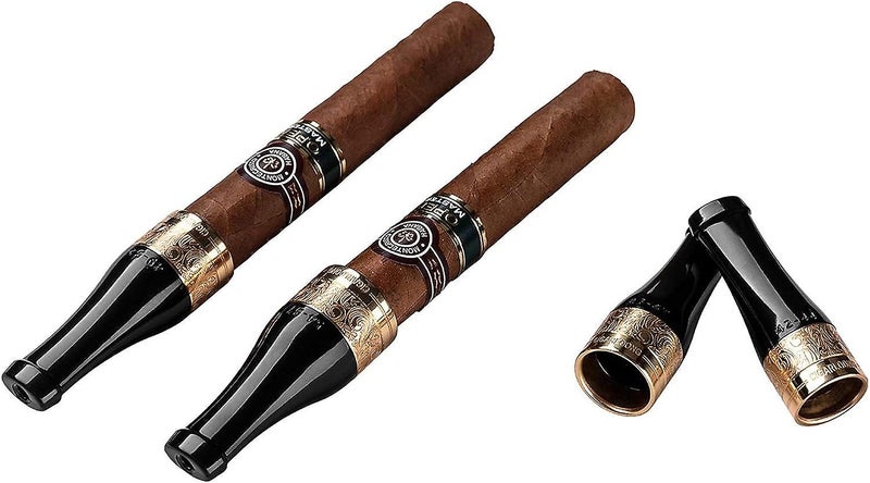 Cigar Mouthpiece Set For Men And Women Cigar Pipe Holder With 4 Sizes color:bl Carousel 5