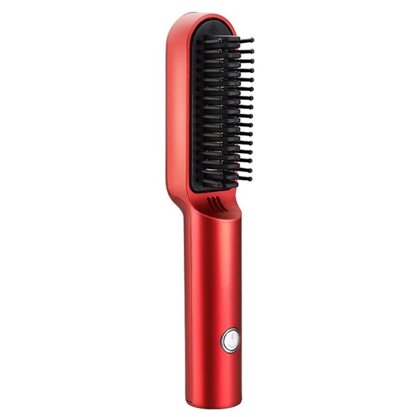 Usb Cordless Hair Straightener Comb Ceramic Hair Straightener Brush Travel Por Carousel 1