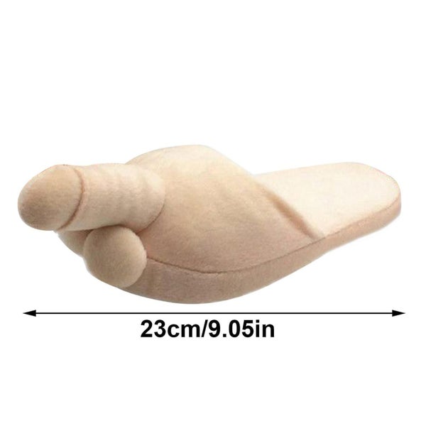 Funny Sex y Adult Plush Slipper Novelty Gag Gift Sex y Indoor Flat Shoe Anti S Carousel 2