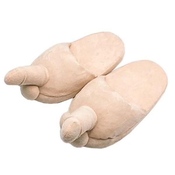 Funny Sex y Adult Plush Slipper Novelty Gag Gift Sex y Indoor Flat Shoe Anti S Carousel 5
