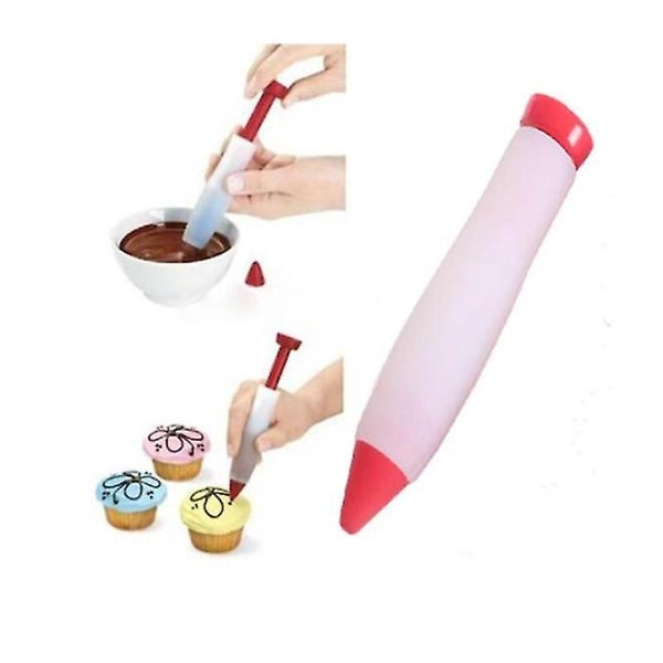 Pack Of 2 Silicone Food Writing Pen Cake Cookie Cream Pastry Chocolate Decorat Carousel 5